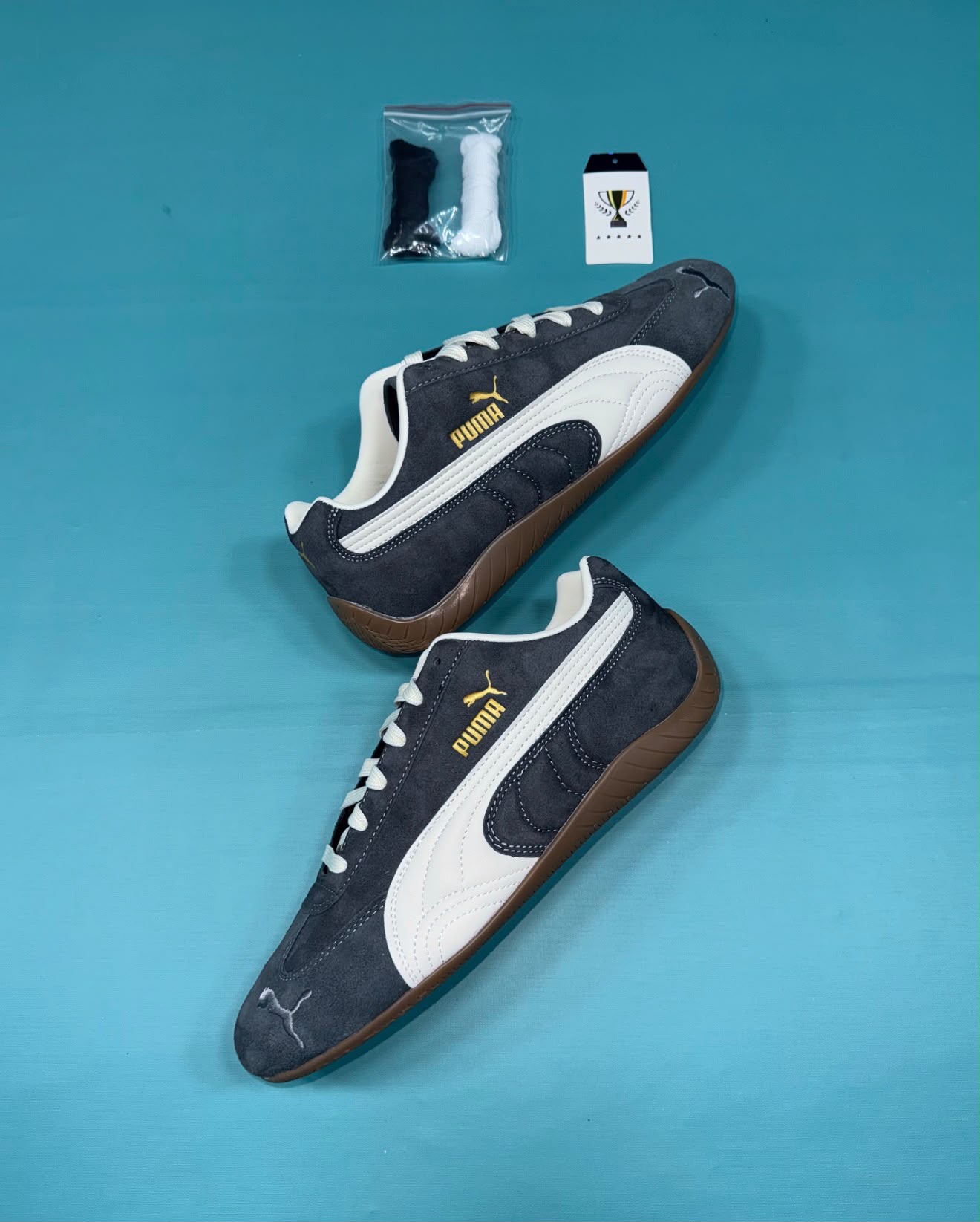 Puma Speedcat OG — Dark Grey / Gum